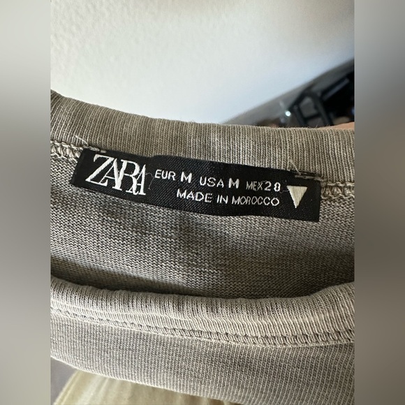 Zara grey koala bear graphic crew neck short sleeve t shirt - Picture 4 of 4